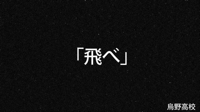 Haikyuu!! Karasuno High School Kanji "Fly"