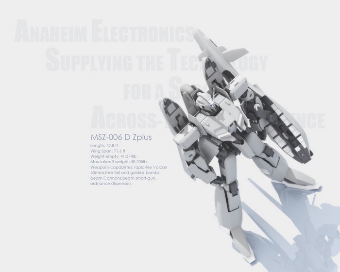 MSZ-006 D Zplus Mobile Suit from Anaheim Electronics