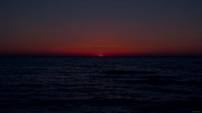 Sunset over the Baltic Sea