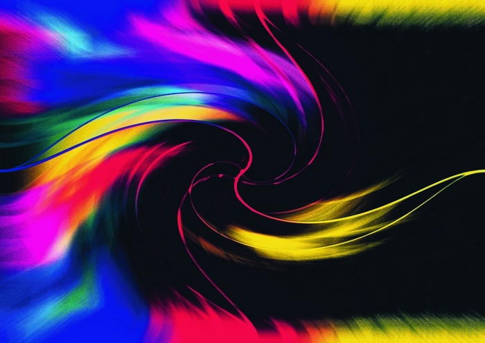 Abstract Swirl of Vibrant Colors 4K