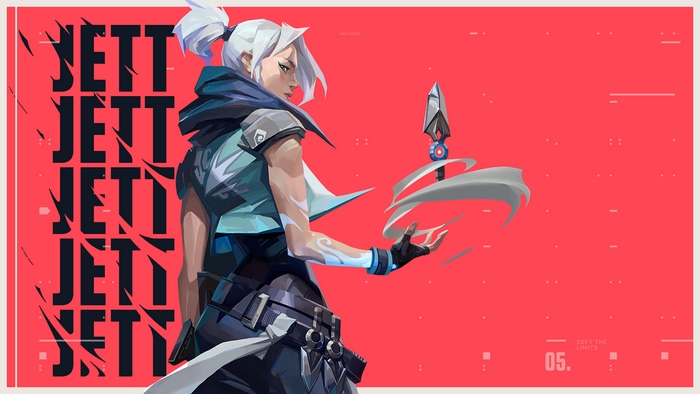 Jett from Valorant 4K