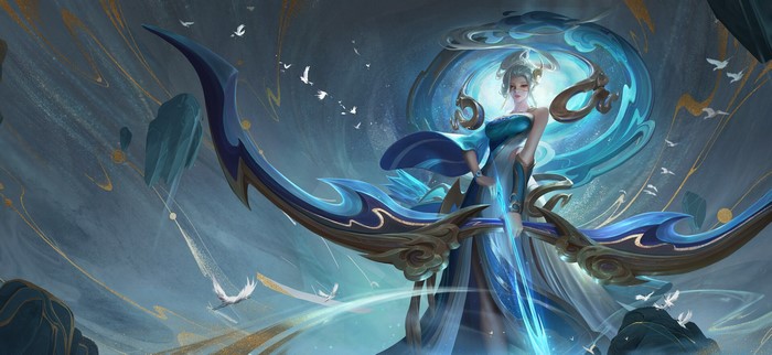Fantasy girl with a bow and arrow