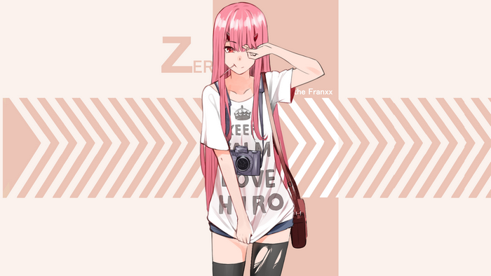 Zero Two from Darling in the FranXX with