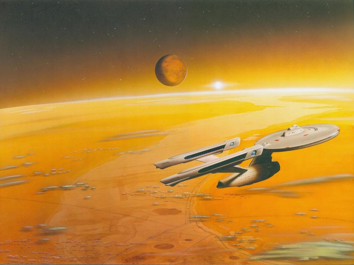 4K Star Trek USS Enterprise by Angus McKie
