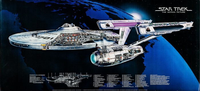 Star Trek: The Motion Picture USS Enterprise Cutaway