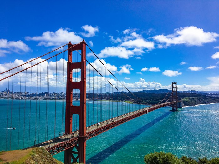 Golden Gate Bridge in San Francisco 4K