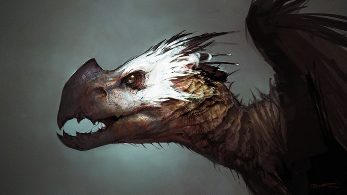 Fantasy creature artwork