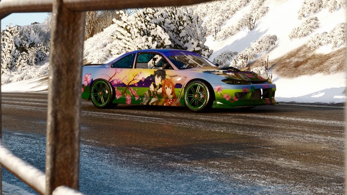 Raphtalia from Shield Hero's car in Forza Horizon 4