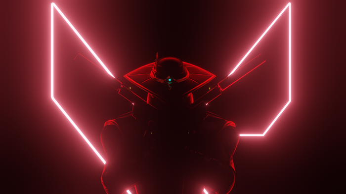 Cypher Valorant Neon Red 4K
