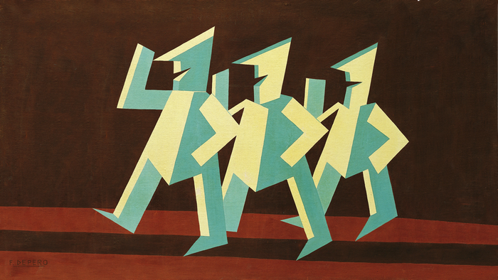 The March by Fortunato Depero