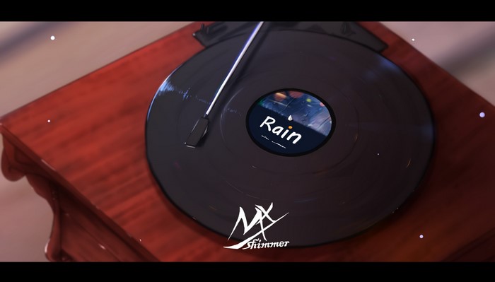 MX Shimmer Rain Vinyl Record