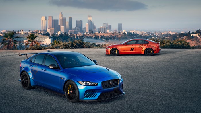Jaguar Project 8 cars in Los Angeles