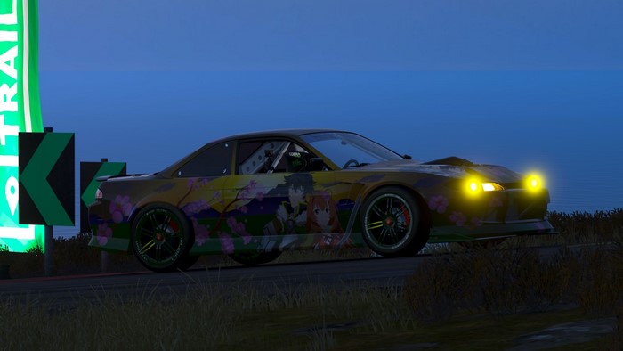 Raphtalia from Tate no Yuusha no Nariagari car in Forza Horizon 4