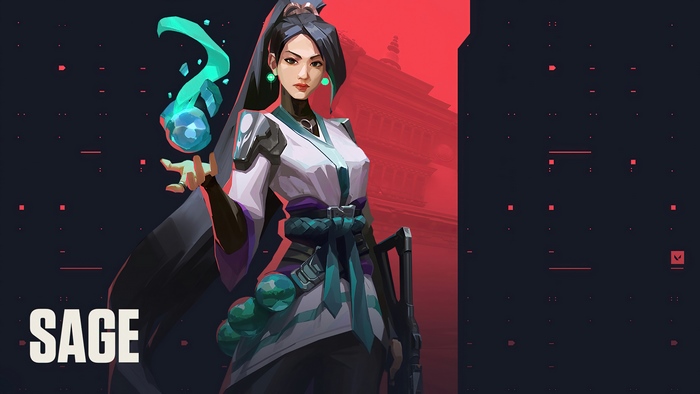 Sage from Valorant 4K
