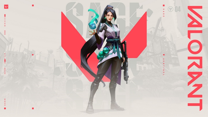 Sage from Valorant 4K