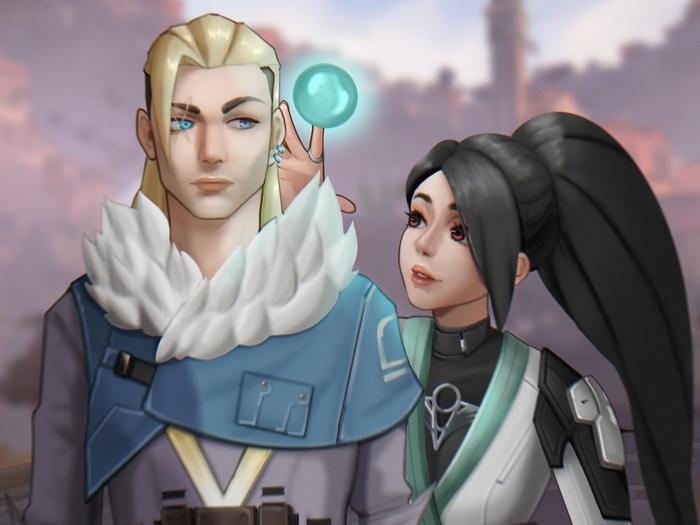 Sage and Sova from Valorant in Close-Up
