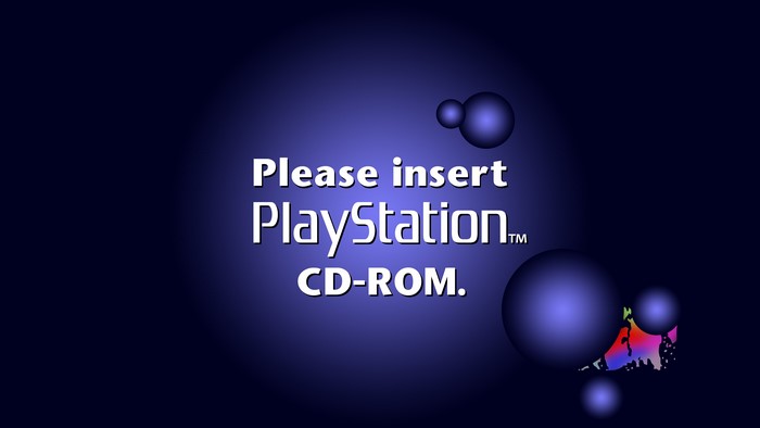 PlayStation CD-ROM Insert Screen