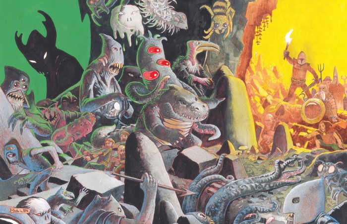 Fictional creatures and adventurers from Dungeon Crawl Classics