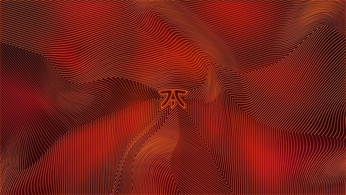 Fnatic logo abstract red and orange lines