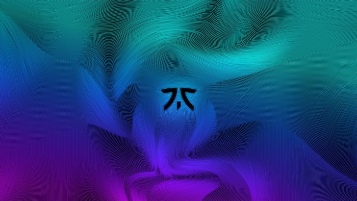Fnatic logo on abstract gradient background