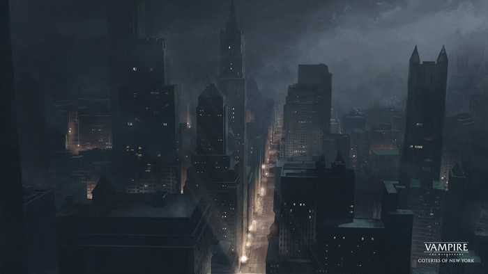 Vampire: The Masquerade - Coteries of New York cityscape