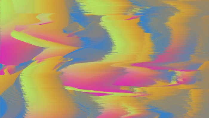 Abstract warm colors desert 4K