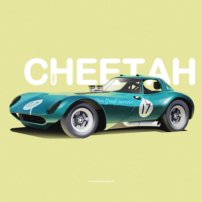 1963 Bill Thomas Cheetah illustration