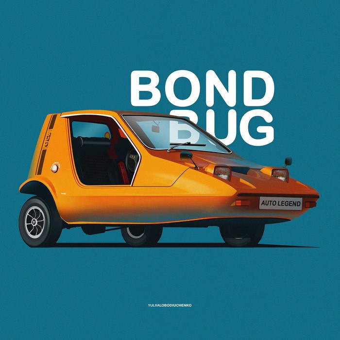 Bond Bug illustration by Yuliia Lobodiuchenko