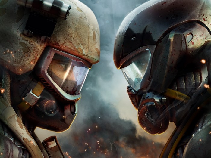 Crysis 2 soldiers in profile