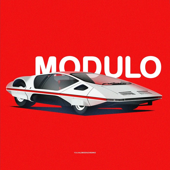 Ferrari Modulo concept car illustration