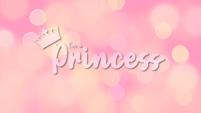 I'm a Princess text with crown