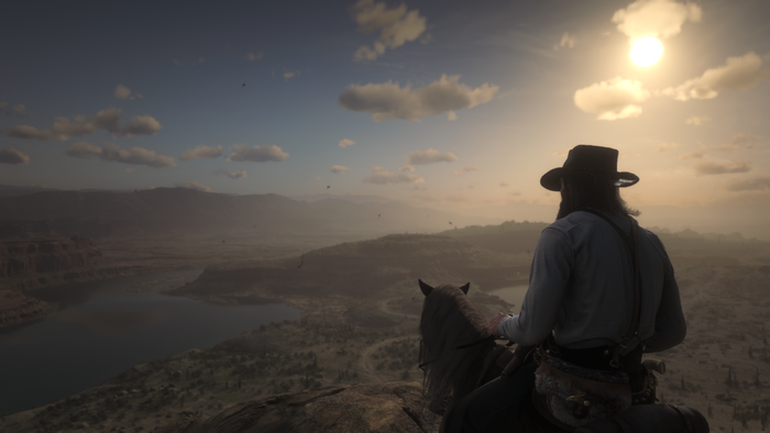 4K Red Dead Redemption 2 Cowboy on Horseback