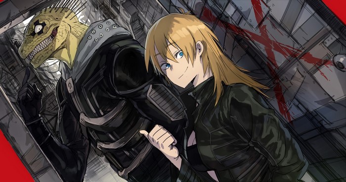 Kaiman and Nikaido from Dorohedoro