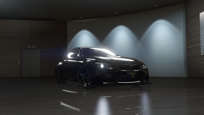 Black BMW M4 GTS in GTA Online garage