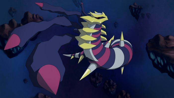 Giratina from Pokémon in the Distortion World