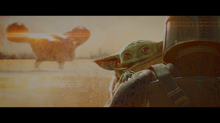 The Child and The Mandalorian in Star Wars