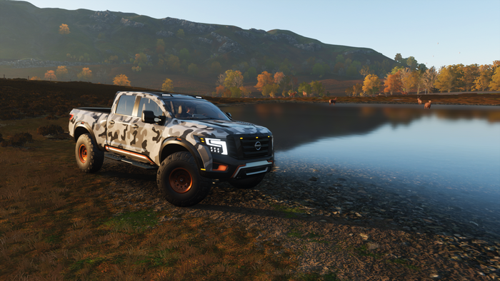 Nissan pickup truck in Forza Horizon 4