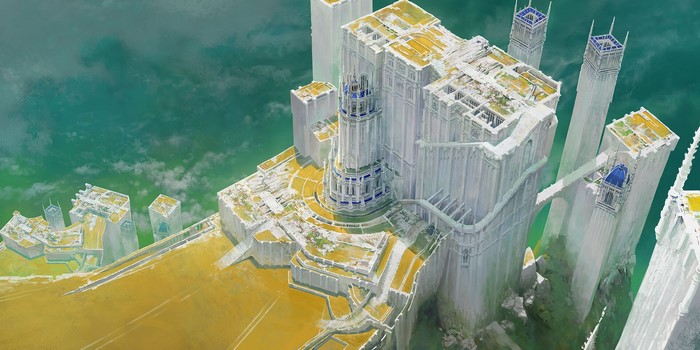 Fantasy castle artwork