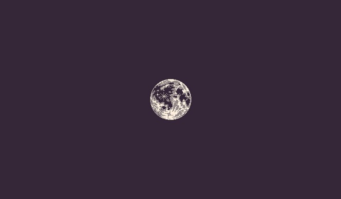 pixel art, Moon, purple background, minimalism, HD Wallpaper | Rare Gallery