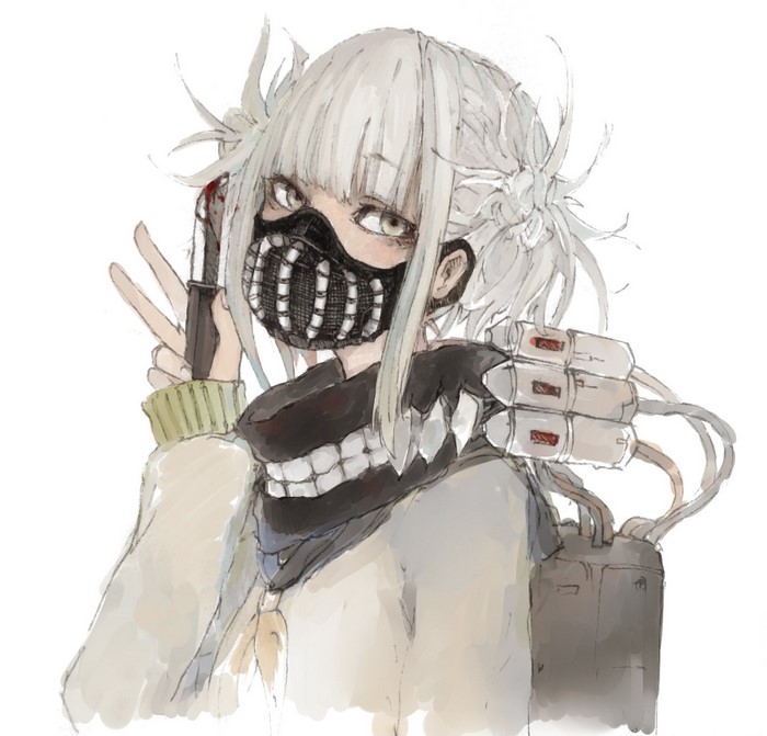 Himiko Toga from Boku no Hero Academia with knife