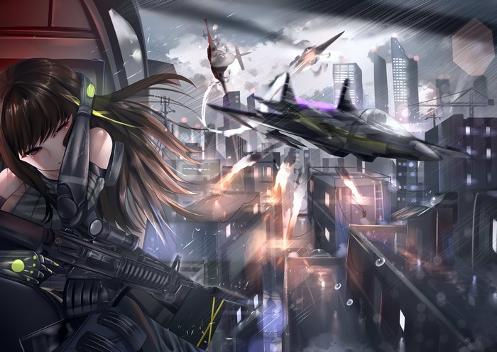 4K M4A1 from Girls Frontline in combat