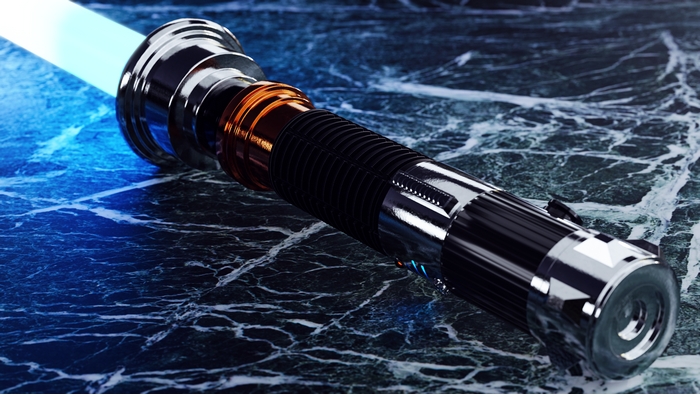 4K Luke Skywalker's Lightsaber from Star Wars