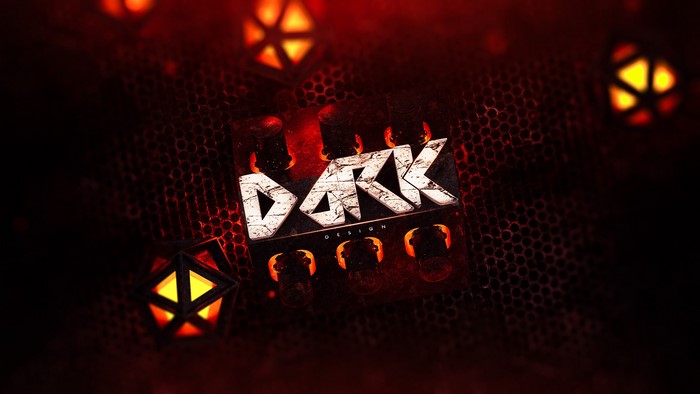 Dark Design Typography Abstract