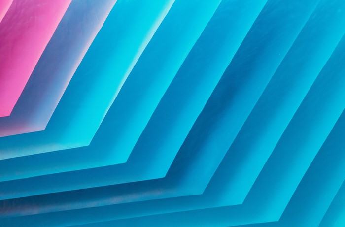 Abstract colorful photography with lines