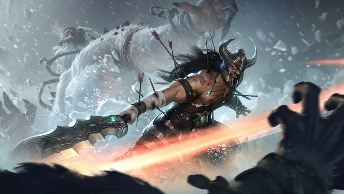 4K League of Legends: Legends of Runeterra fantasy art