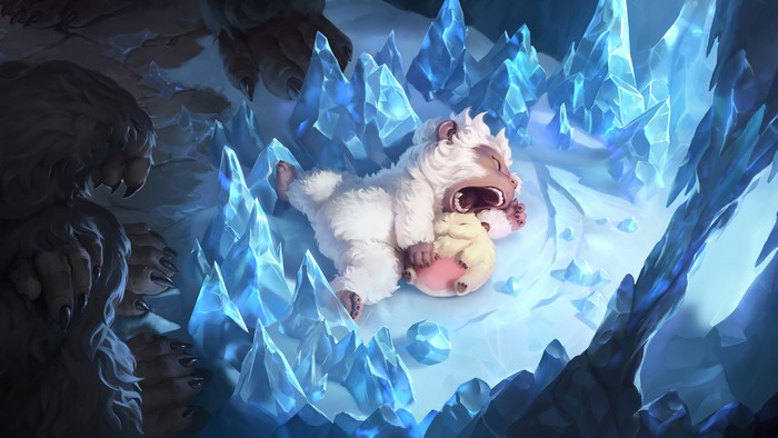 4K Legends of Runeterra Poros in Ice Cave