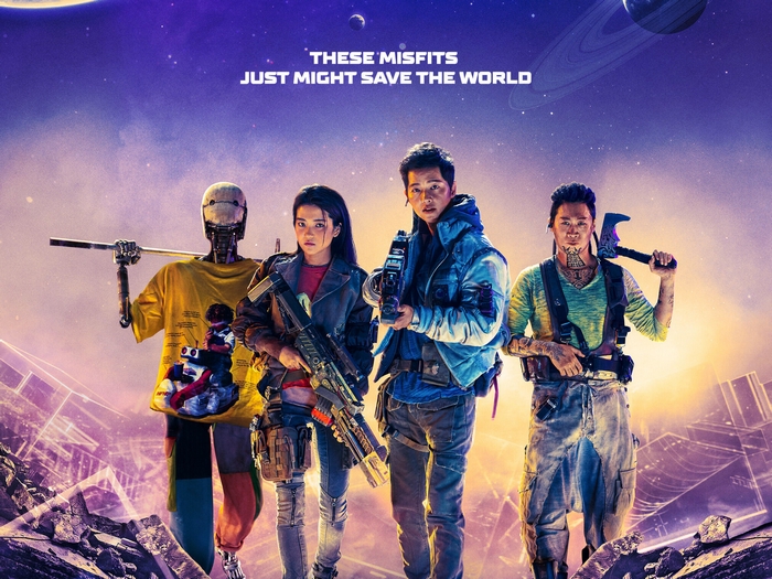 Space Sweepers Characters: Robot, Kim Tae-ri, Song Joong-ki, Jin Seon-kyu