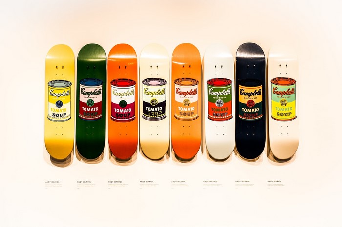Andy Warhol Campbell's Soup Skateboards