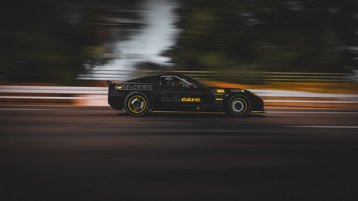 Black Chevrolet Corvette C6 Formula Drift Car
