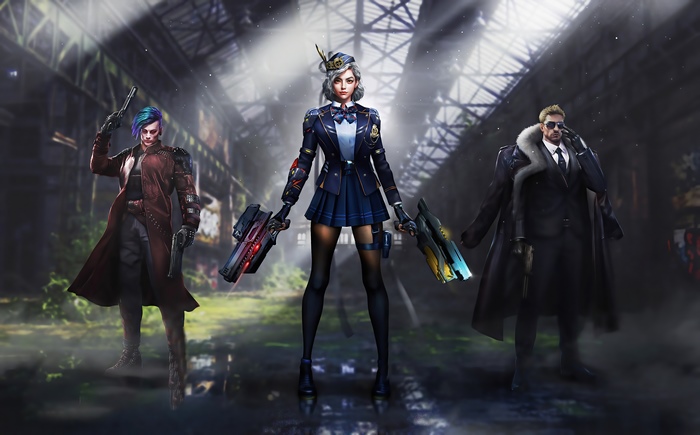 PlayerUnknowns Battlegrounds 4K characters with guns